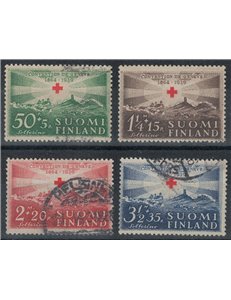 FINLAND 1939 International Red Cross 4v us