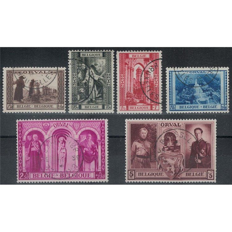 BELGIO 1939 Abbazia di Orval 6v us