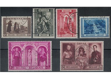 BELGIO 1939 Abbazia di Orval 6v us