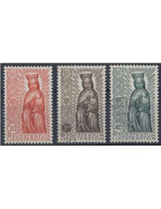LIECHTENSTEIN 1954 Anno Mariano 3v us
