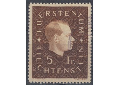 LIECHTENSTEIN 1939 Effigy of Prince Franz Joseph II us