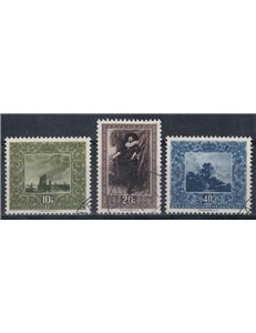 LIECHTENSTEIN 1951 Pro charitable works 3v us