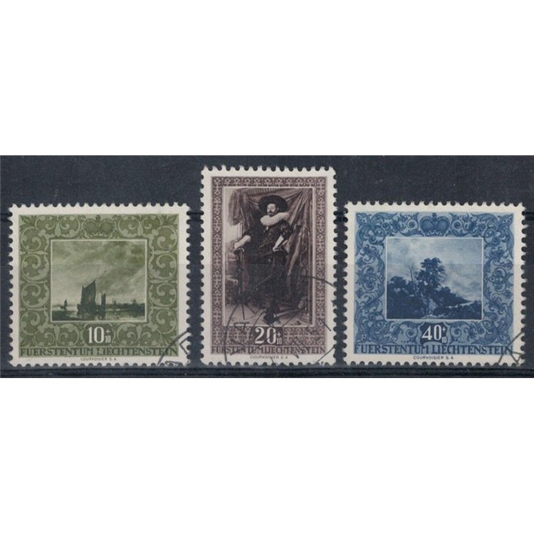 LIECHTENSTEIN 1951 Pro opere di beneficenza 3v us