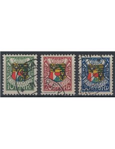 LIECHTENSTEIN 1927 Compleanno del Principe Giovanni II 3v us