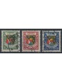 LIECHTENSTEIN 1927 Birthday of Prince John II 3v us