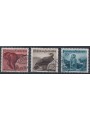 LIECHTENSTEIN 1947 Fauna, 2nd series 3v us