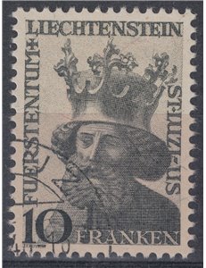 LIECHTENSTEIN 1946 Effigie di San Lucio us