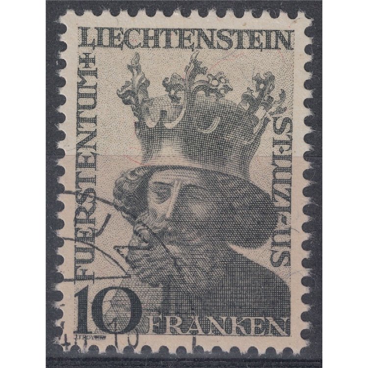 LIECHTENSTEIN 1946 Effigy of Saint Lucius us