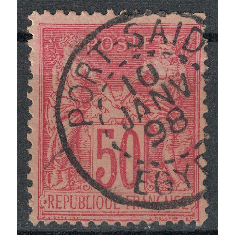 FRANCIA 1898-900 Tipo Sage, 50c rosa us