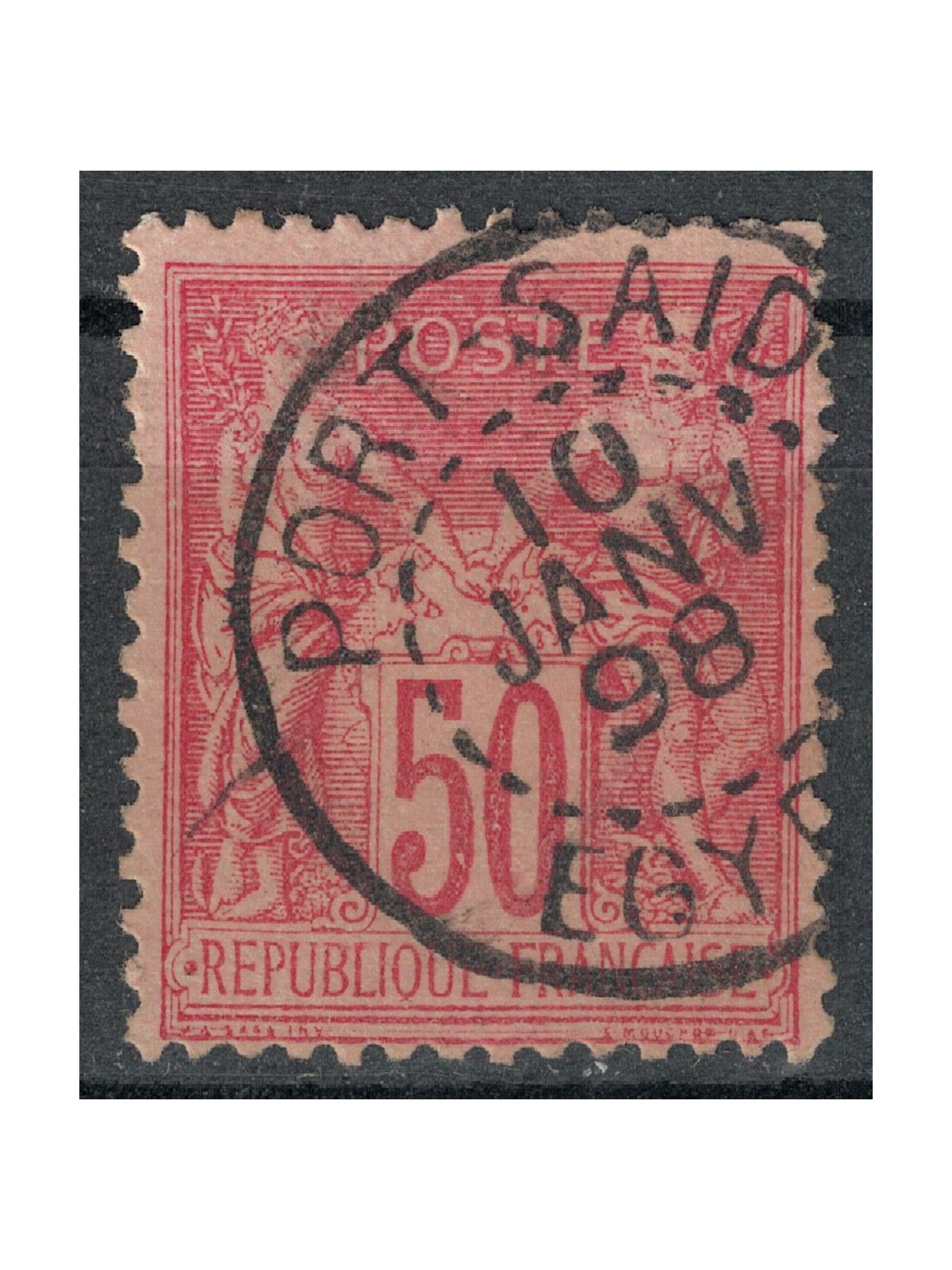 FRANCIA 1898-900 Tipo Sage, 50c rosa us