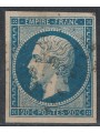 FRANCE 1853-60 Effigy of Napoleon III, 20c blue us