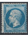 FRANCIA 1862 Effigie di Napoleone III, 20c azzurro us