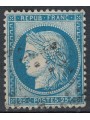 FRANCIA 1871-75 Cerere, 25c azzurro I tipo us