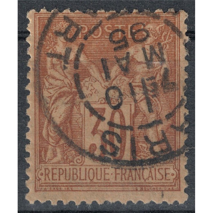 FRANCE 1876-81 Sage Type, 30c yellow brown II type us
