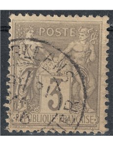 FRANCE 1877-80 Sage Type, 3c grey us