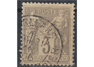 FRANCIA 1877-80 Tipo Sage, 3c grigio us