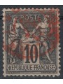 FRANCE 1877-80 Type Sage, 10c black on lilac us