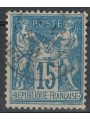 FRANCE 1877-80 Sage Type, 15c blue us