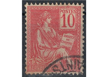 FRANCE 1900-01 Allegory, Mouchon type 10c pink us