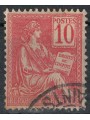 FRANCE 1900-01 Allegory, Mouchon type 10c pink us
