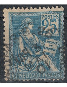 FRANCE 1900-01 Allegory, Mouchon type 25c blue us