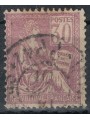 FRANCIA 1900-01 Allegoria, tipo Mouchon 30c violetto us