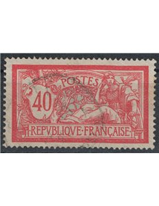 FRANCIA 1900 Allegoria tipo Merson 40c rosso e azzurro us
