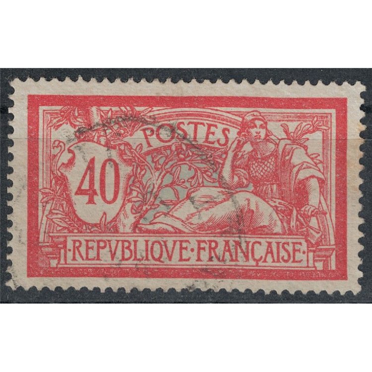 FRANCE 1900 Allegory type Merson 40c red and blue us