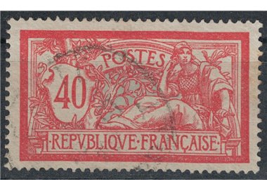 FRANCIA 1900 Allegoria tipo Merson 40c rosso e azzurro us