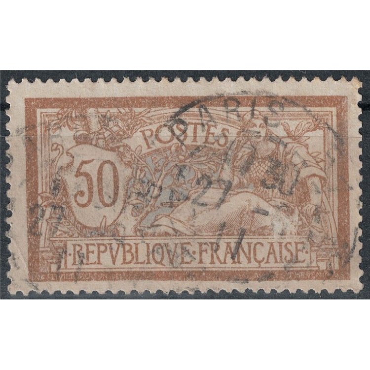 FRANCIA 1900 Allegoria tipo Merson 50c bruno e grigio us
