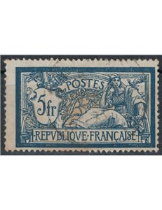 FRANCIA 1900 Allegoria tipo Merson 5f azzurro e camoscio us
