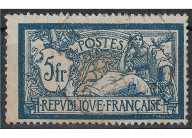 FRANCIA 1900 Allegoria tipo Merson 5f azzurro e camoscio us