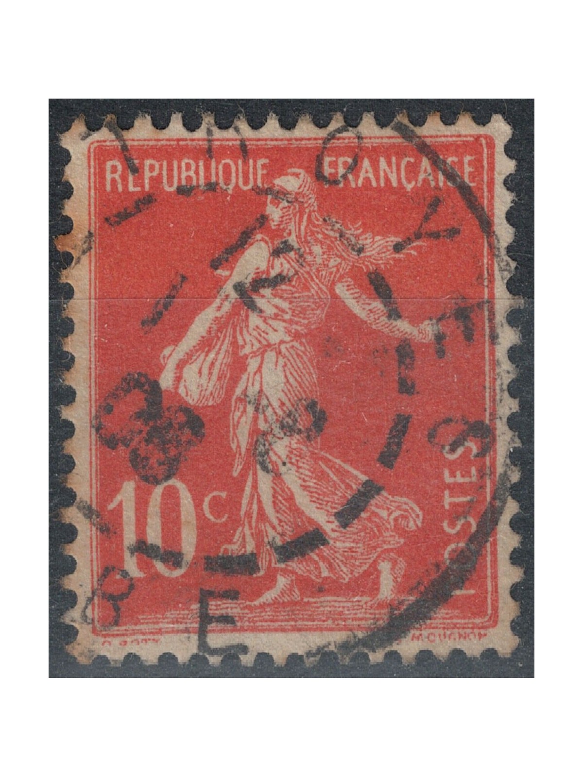 FRANCE 1906 Seeder on globe us