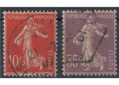 FRANCE 1906 Seeder without globe 2v us