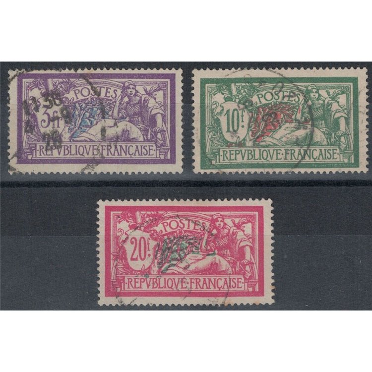 FRANCE 1925-26 Merson type allegory 3v us