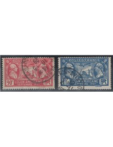 FRANCE 1927 American Legion Congress 2v us