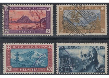 SVIZZERA 1929 Pro Juventute 4v us
