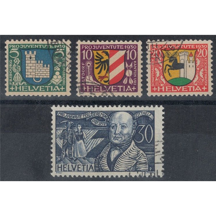 SWITZERLAND 1930 Pro Juventute 4v used