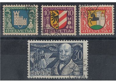 SVIZZERA 1930 Pro Juventute 4v us