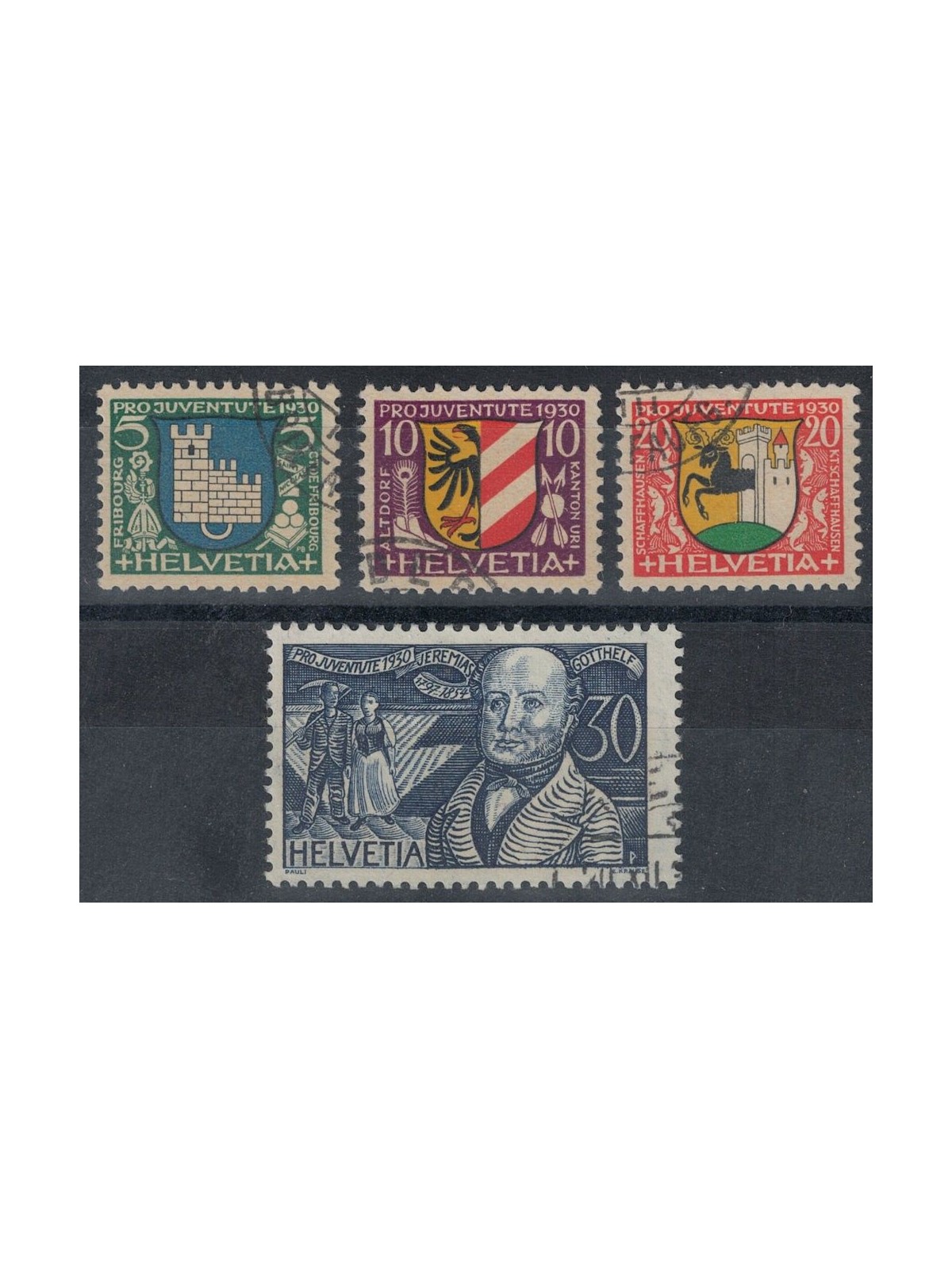 SVIZZERA 1930 Pro Juventute 4v us