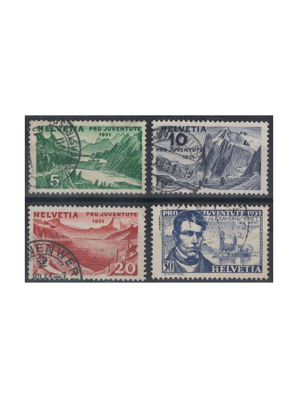 SWITZERLAND 1931 Pro Juventute 4v used