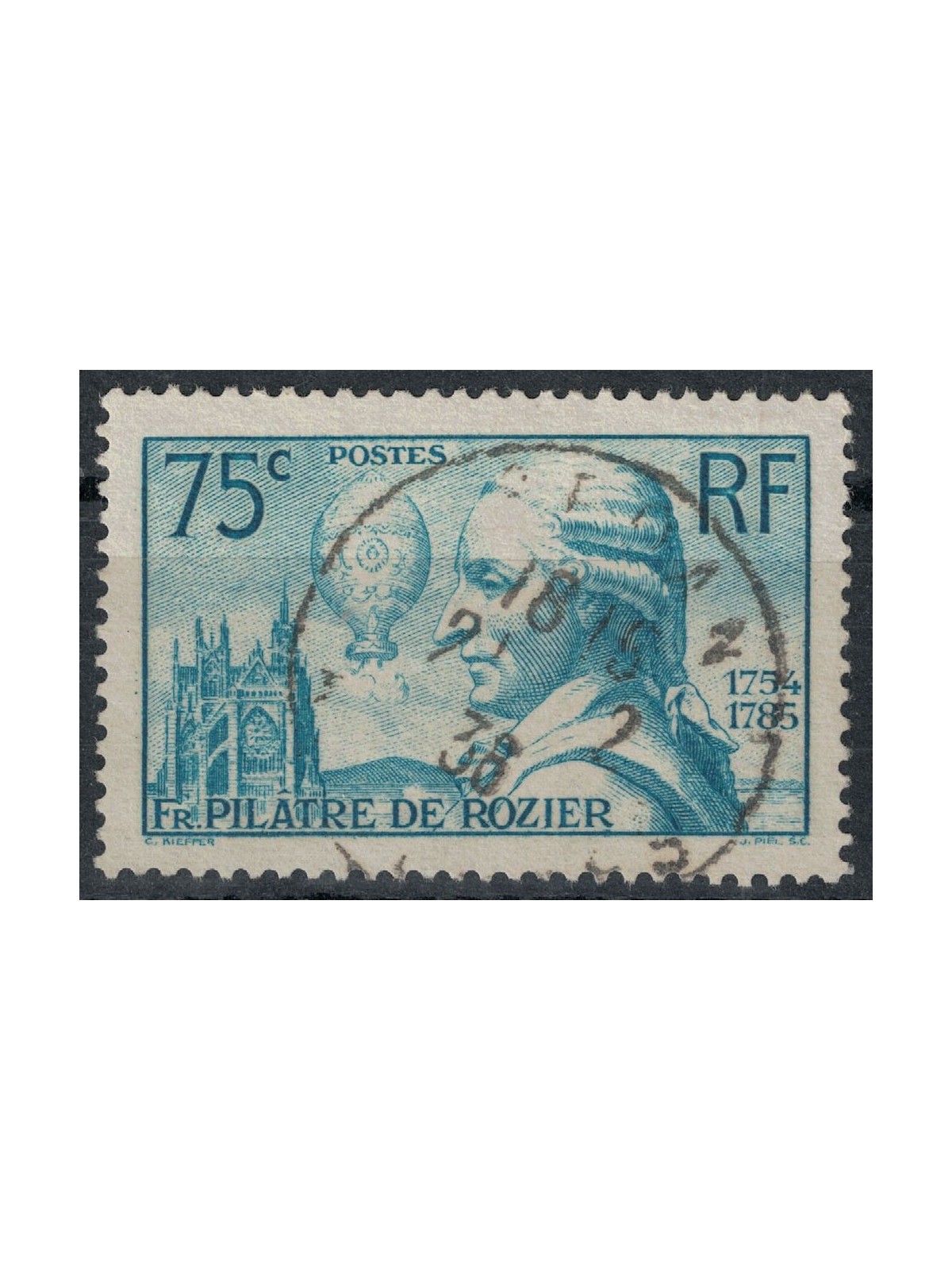 FRANCE 1936 Pilâtre de Rozier us