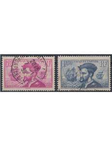 FRANCE 1934 Jacques Cartier 2v us