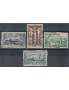 FRANCIA 1935-36 Soggetti diversi 4v us