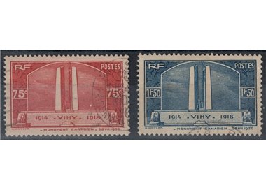 FRANCIA 1936 Monumento ai Canadesi morti in guerra 2v us