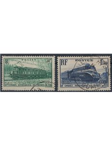 FRANCE 1937 Railway Congress 2v us