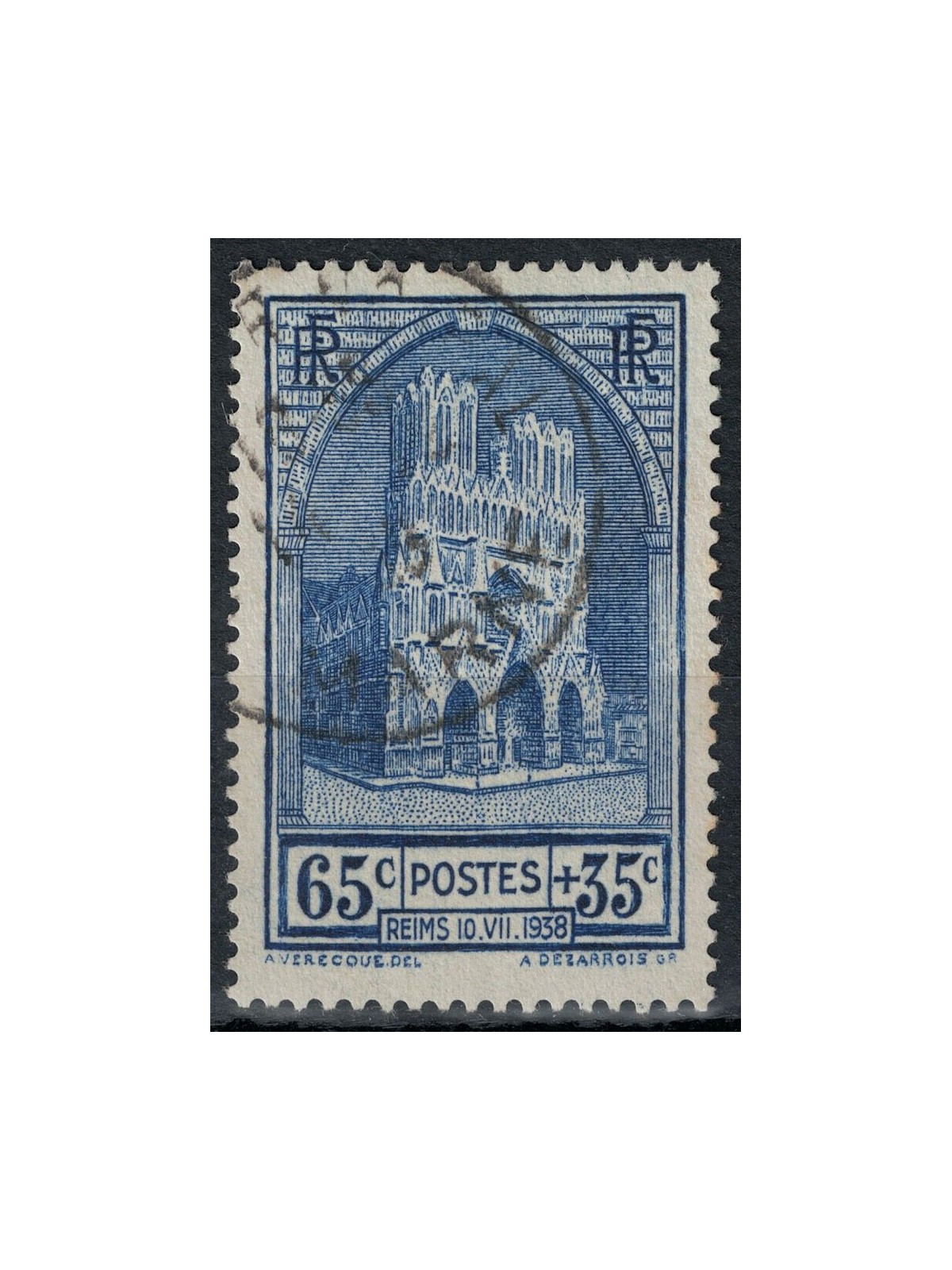 FRANCIA 1938 Cattedrale di Reims us