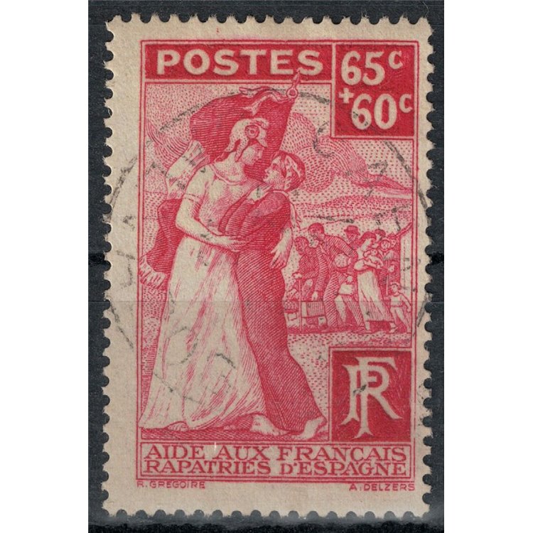 FRANCE 1938 Assistance to French repatriates