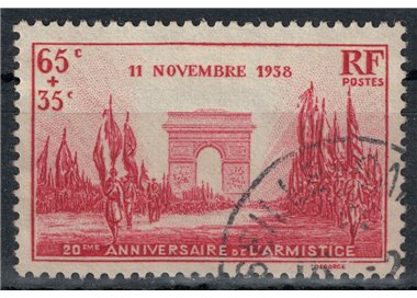 FRANCIA 1938 Anniversario dell'armistizio us