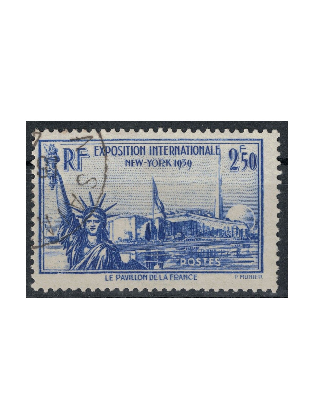 FRANCIA 1939 Esposizione di New York us